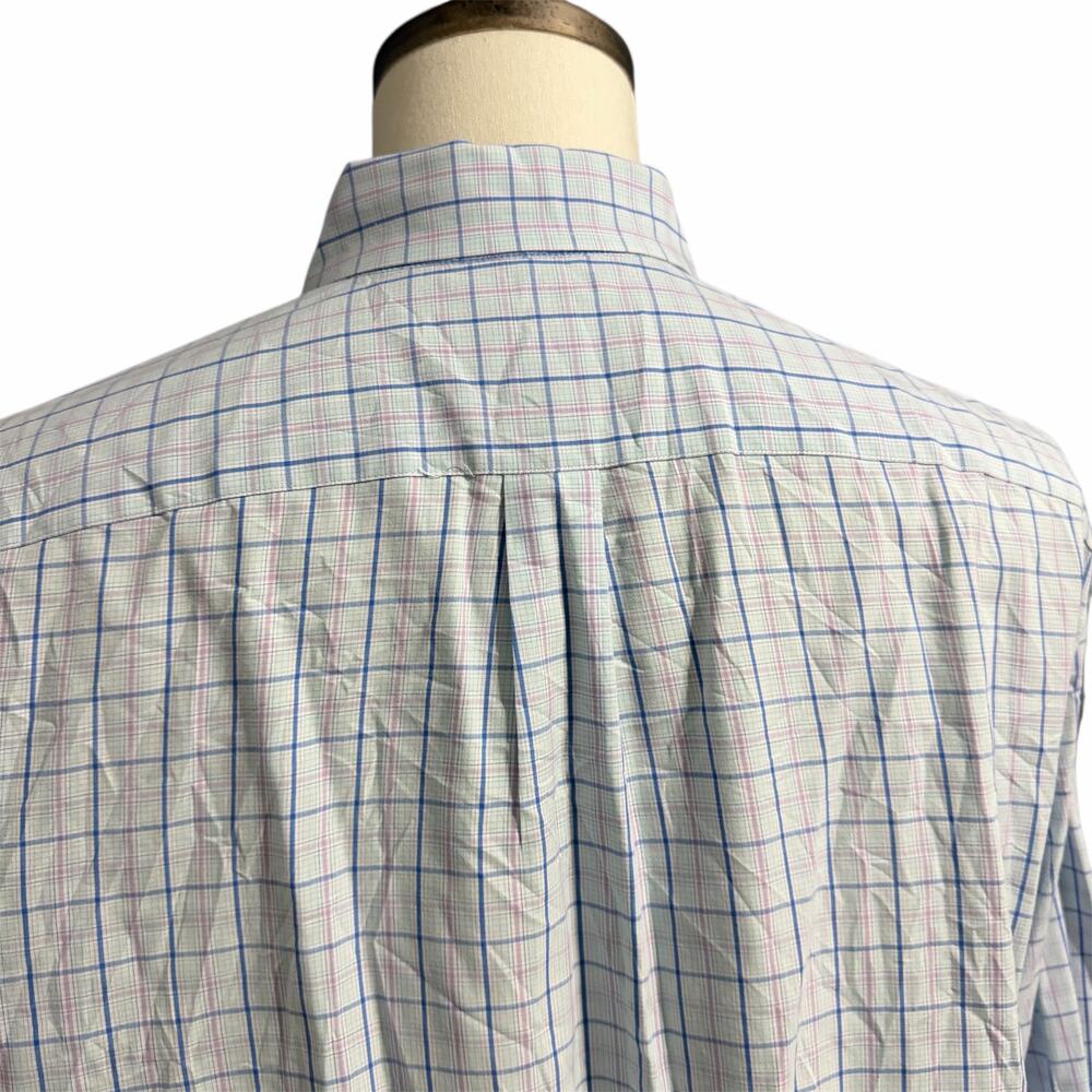 Vineyard Vines Shep & Ian Classic Men Whale Shirt Plaid Button Down Sz XL Preppy - Picture 4 of 5